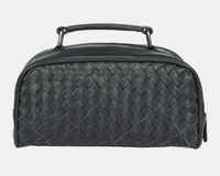 Atria Upcycled Leather Toiletry Bag