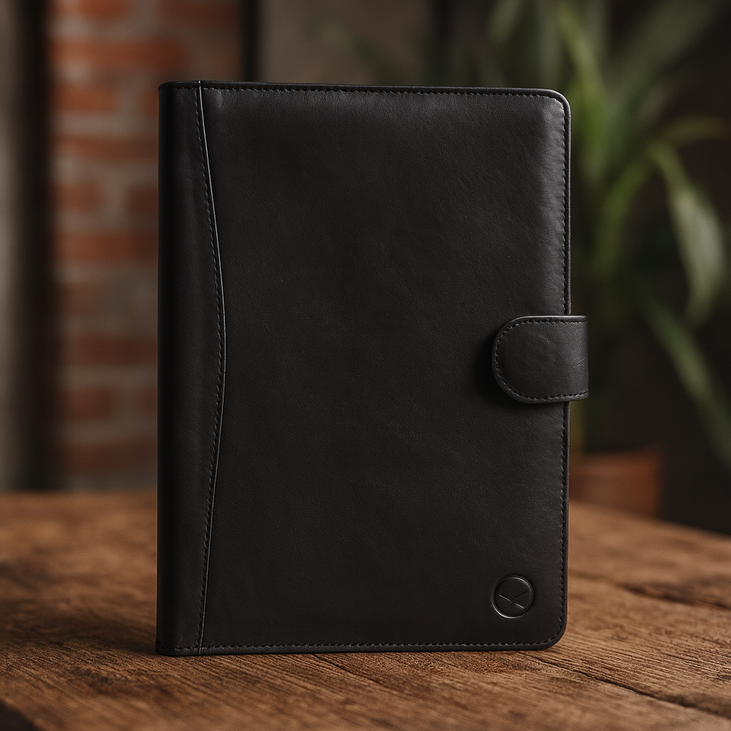 Marsala Leather Organizer - Black