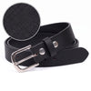 Handcrafted Textured Black Genuine Leather Belt for Men – Premium Saffiano Leather Dress & Casual Belt with Gift Box