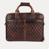 Classic Leather Laptop Briefcase by Aaron Leather Goods – Vintage Executive Style