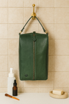 Andalusia Leather Shoe Bag - Green