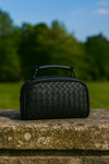Atria Upcycled Leather Toiletry Bag