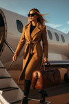 Austin Leather Overnight Bag - Walnut