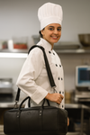Tuscania Leather Knife Bag - Black