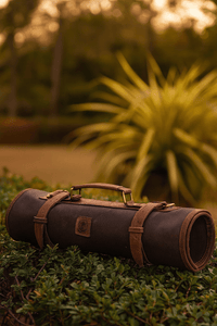 Malaga Canvas Knife Roll - Grey