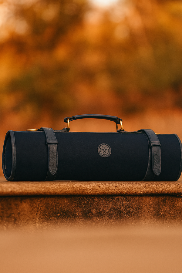 Malaga Canvas Knife Roll - Lavender