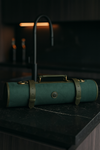 Malaga Canvas Knife Roll - Pine Green