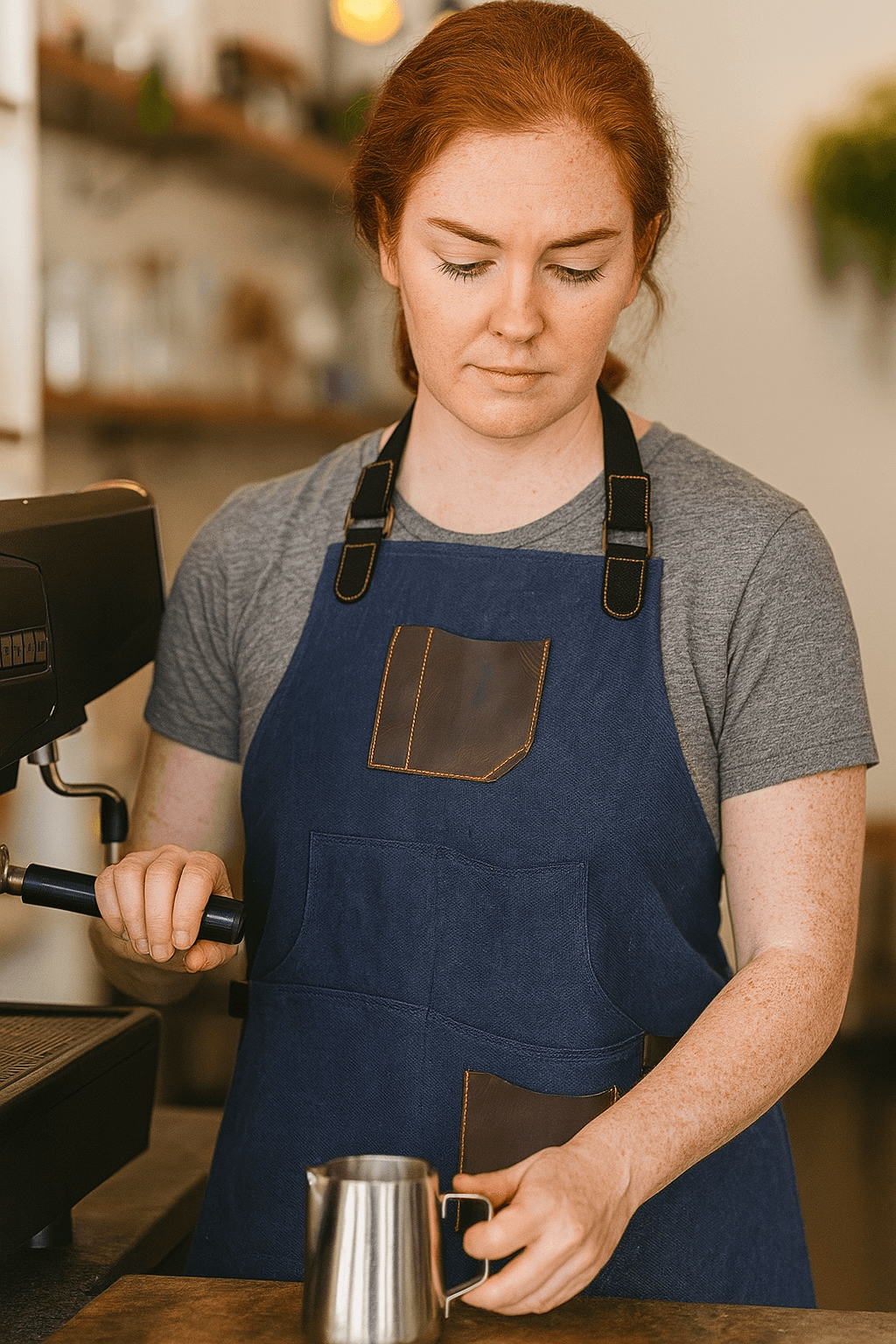 Rogue Leather Canvas Apron