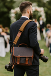 Lourdes Canvas Camera Bag - Gray