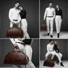 Vintage Leather Weekender Duffel Bag – Large Handmade Travel Bag for Men & Women