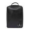 Handcrafted Black Leather Laptop Backpack