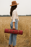 Malaga Canvas Knife Roll - Carmine