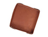 LuxeSnap Leather Square Tray- Tan