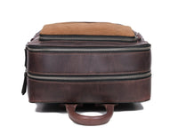 Aaron Leather Goods – Premium Leather and Suede Backpack