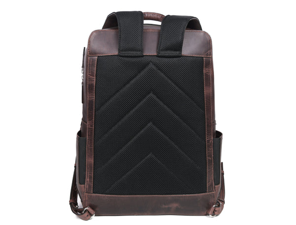 Aaron Leather Goods – Premium Leather and Suede Backpack