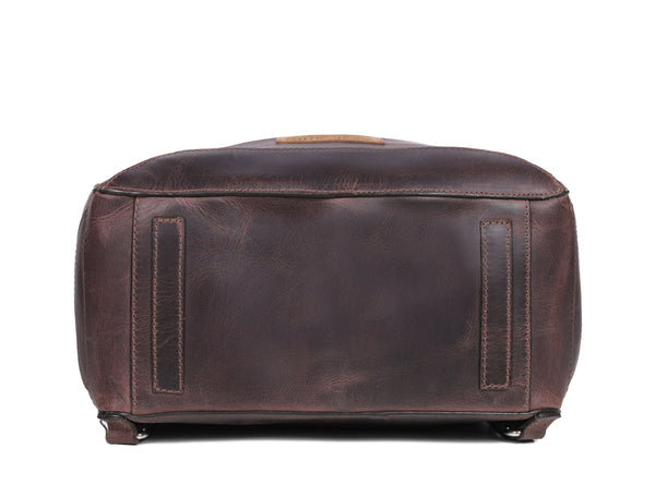 Aaron Leather Goods – Premium Leather and Suede Backpack