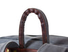 Aaron Leather Goods Canvas & Leather Knife Roll + Travel Backpack Combo
