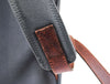 Aaron Leather Goods Canvas & Leather Knife Roll + Travel Backpack Combo