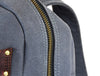Aaron Leather Goods Canvas & Leather Knife Roll + Travel Backpack Combo