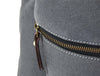 Aaron Leather Goods Canvas & Leather Knife Roll + Travel Backpack Combo