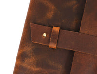 Rustic Leather Journal Notebook – Refillable Diary 5x7 & 6x8 Inches