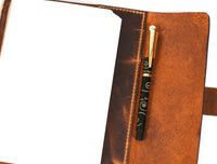 Rustic Leather Journal Notebook – Refillable Diary 5x7 & 6x8 Inches