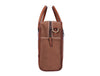 Aaron Leather Goods Premium Leather and Canvas Office Bag
