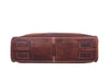Aaron Leather Goods Premium Leather and Canvas Office Bag