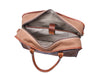 Aaron Leather Goods Premium Leather and Canvas Office Bag