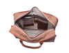 Aaron Leather Goods Premium Leather and Canvas Office Bag
