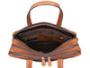 Aaron Leather Goods - Premium Tan Leather Office Bag
