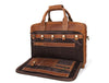 Aaron Leather Goods - Vintage Tan Leather Office Bag