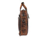 Classic Leather Laptop Briefcase by Aaron Leather Goods – Vintage Executive Style