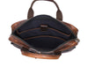 Classic Leather Laptop Briefcase by Aaron Leather Goods – Vintage Executive Style