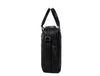 Aaron Leather Goods Full-Grain Leather Office Bag – Sleek Black Laptop Briefcase for Men