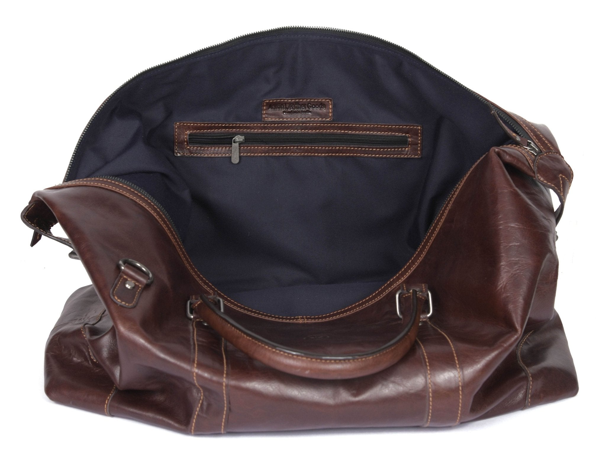 Aaron Leather Goods Polaris Leather Duffle Bag - Tb74 Aaron Leather Goods Polaris Leather Duffle Bag - Tb74