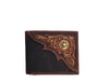 Tooled Leather Wallet For Men - Aaron Leather Goods 