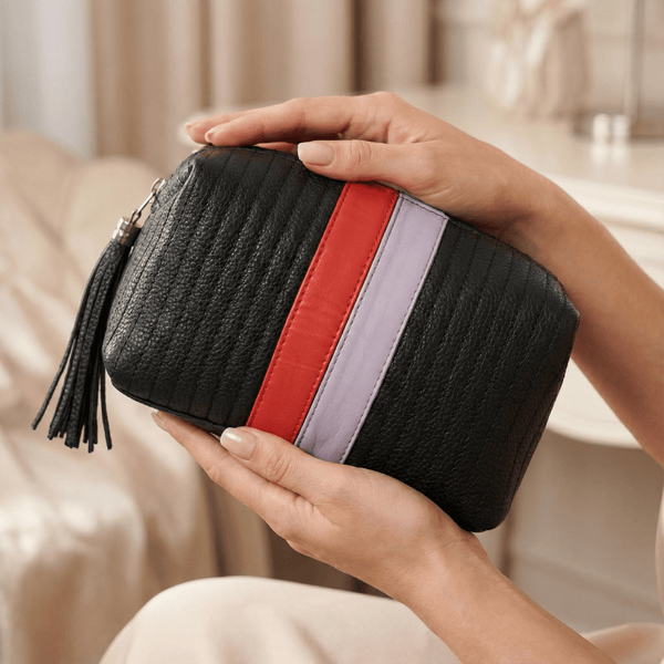 Handmade Genuine Leather Shaving & Grooming Organizer - Aaron Leather Goods