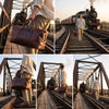 Vintage Leather Duffle Bag – LH-TB-161 - Brown