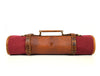 Marchena Canvas Knife Roll - Raspberry