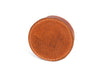 Cannes Leather Coaster - Pecan Brown