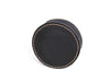 Ronda Leather Coaster - Raven Black