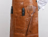 Manresa Leather Apron - Caramel Brown - Aaron Leather Goods 