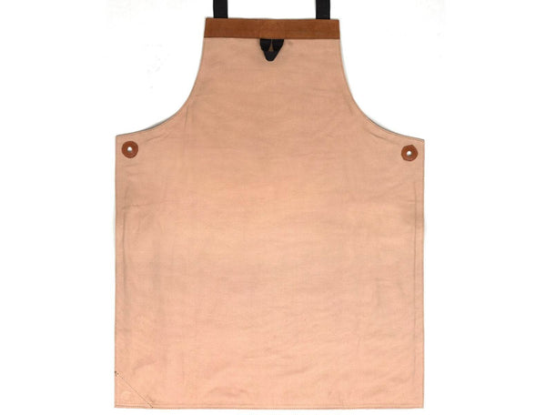 Manresa Leather Apron - Caramel Brown - Aaron Leather Goods 