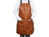 Manresa Leather Apron - Caramel Brown - Aaron Leather Goods 