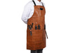 Manresa Leather Apron - Caramel Brown - Aaron Leather Goods 