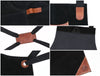 Serena Suede Apron - Raven Black