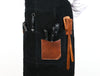 Serena Suede Apron - Raven Black