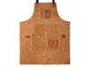 Serena Suede Apron - Tawny Brown