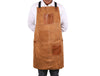 Serena Suede Apron - Tawny Brown